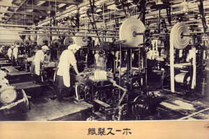 昭和初期の平織機
