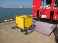 海水利用型消防水利システム（送水車）